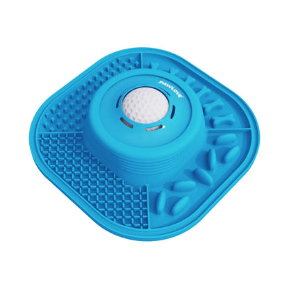 Pawlove Slow Feeder Dog Bowl with Ball-In Design - Neater Feeding Solution, 3/4 Cup Food-Grade Licking Bowl, Anti-Slip Rubber Base, Splash-Reducing Ball Movement, Bone Broth Compatible, Dishwasher Safe, Supports Puppy Anxiety Relief