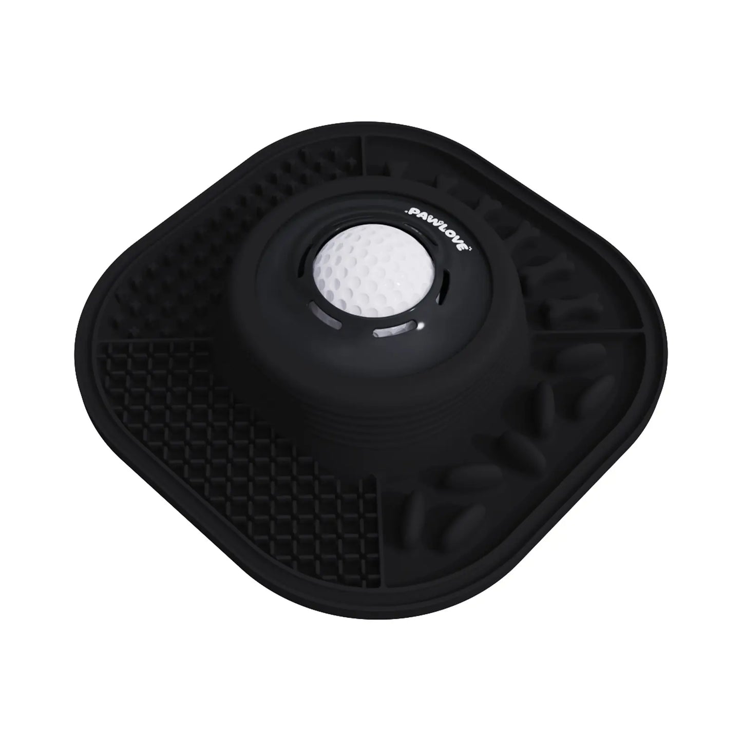 Pawlove Slow Feeder Dog Bowl with Ball-In Design - Neater Feeding Solution, 3/4 Cup Food-Grade Licking Bowl, Anti-Slip Rubber Base, Splash-Reducing Ball Movement, Bone Broth Compatible, Dishwasher Safe, Supports Puppy Anxiety Relief